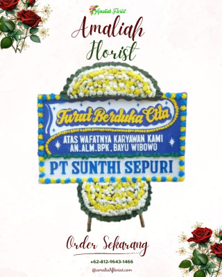 Papan Bunga Duka di Jatiwarna