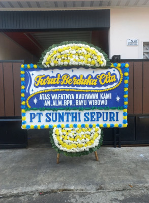 Papan Bunga Duka di Jatiwarna