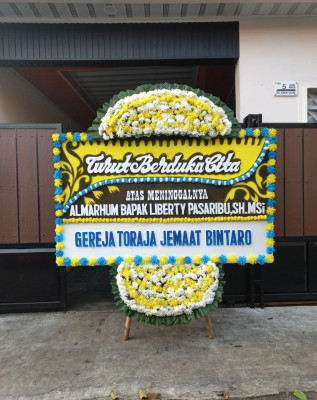 Papan Bunga Duka di Jatiwarna